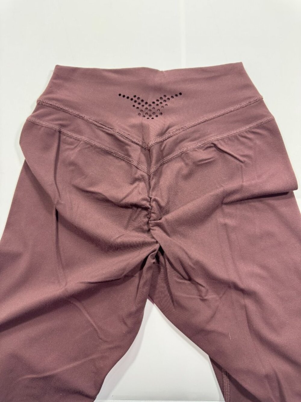 Gymshark x Whitney Simmons Legging Women's XS Brown Nylon Cropped Performance